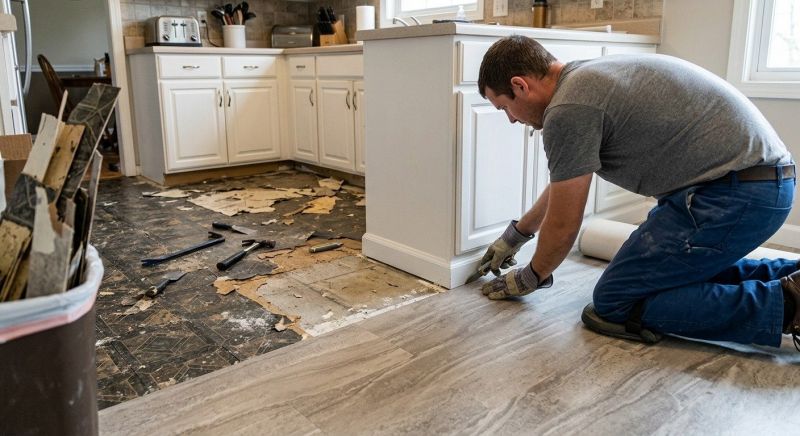 Linoleum Floor Installation in Joppa, MD
