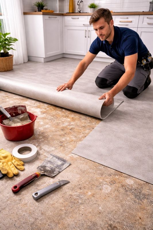 Linoleum Floor Installation in Bel Air, MD