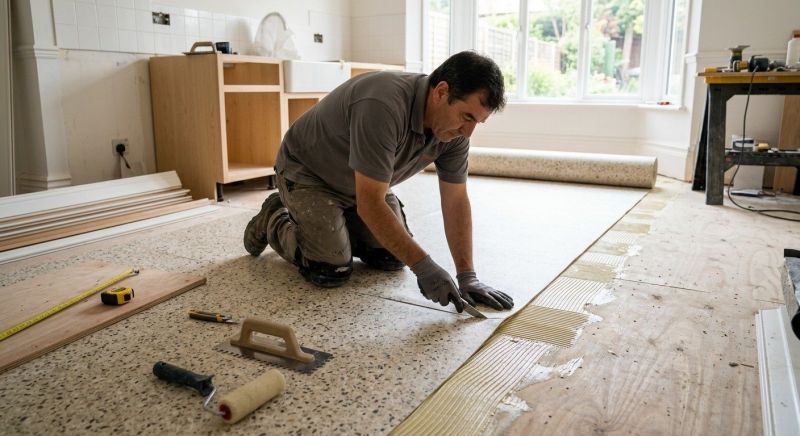 Linoleum Floor Installation in Maryland Line, MD