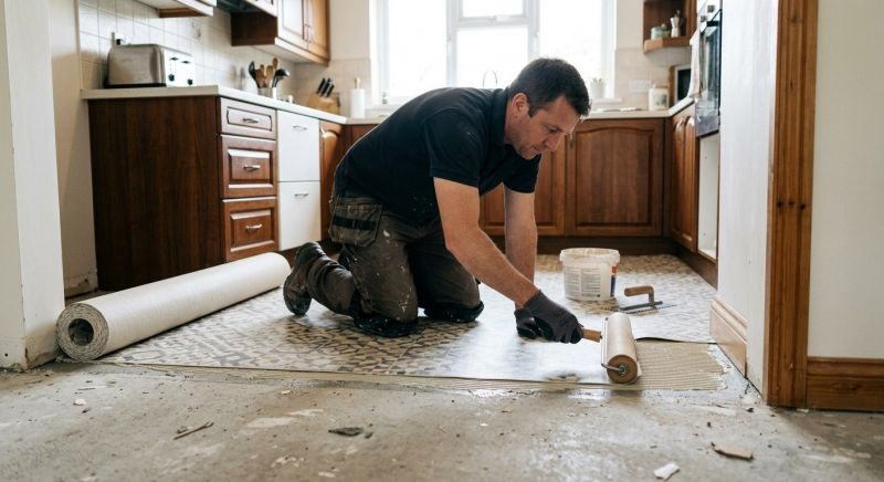 Linoleum Floor Installation in Towson, MD