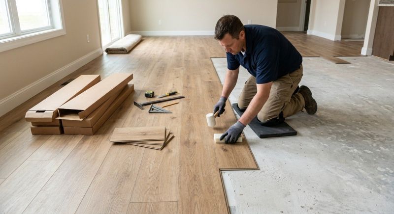 Luxury Vinyl Tile Installation in Bel Air, MD