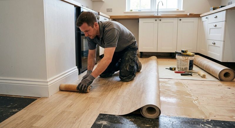 Sheet Linoleum Installation in Aberdeen, MD