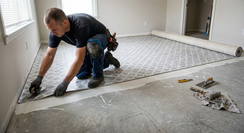Sheet Vinyl Installation in Fallston, MD