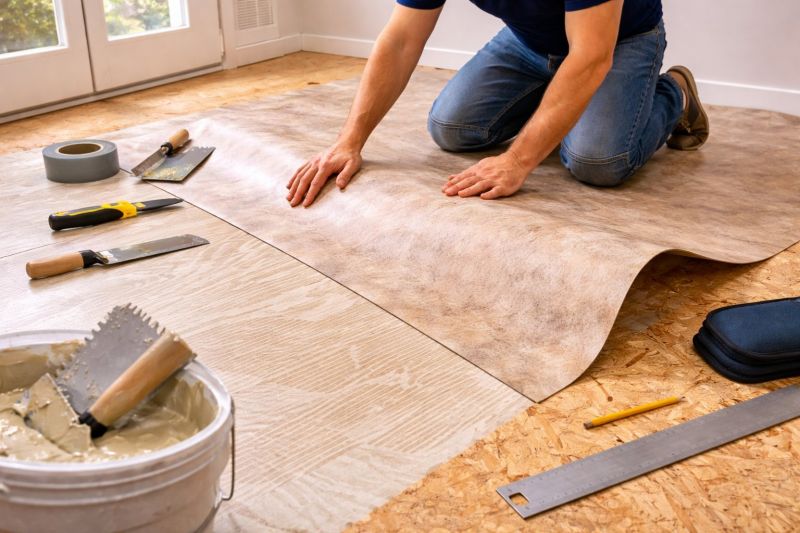 Sheet Vinyl Installation in White Marsh, MD