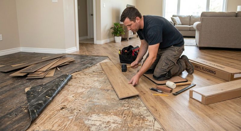 Vinyl Flooring Installation in Abingdon, MD